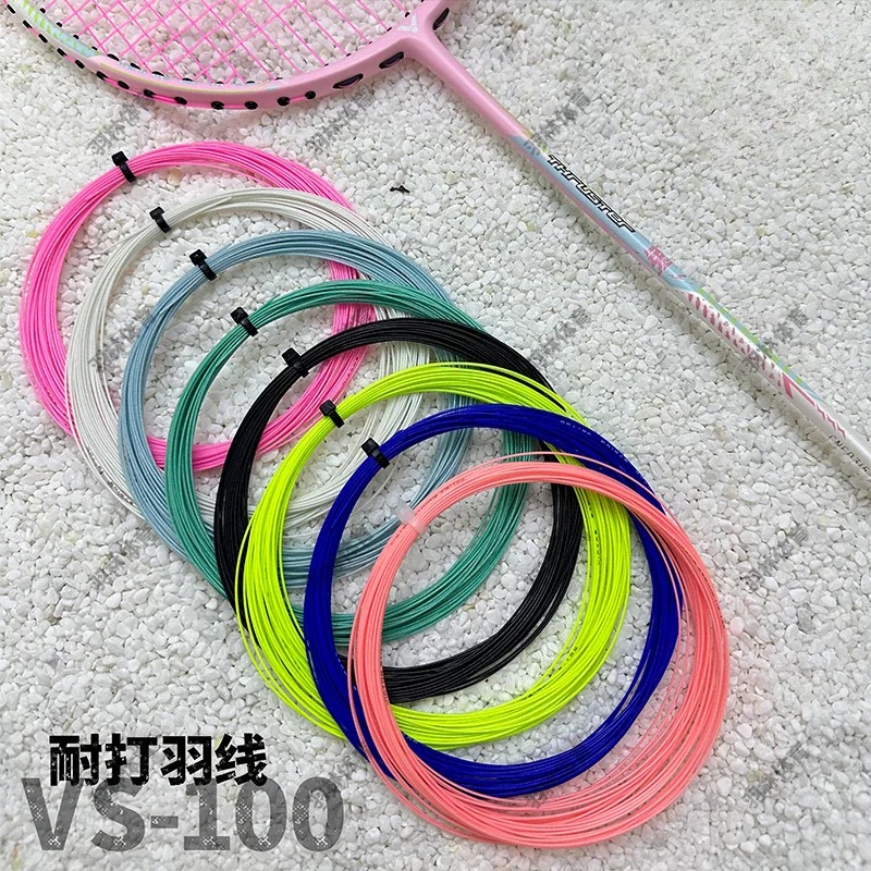 Badminton Yonex String - オリジナル VS-100 バドミントンラケットストリング 耐久性のあるナイロン 5本入り バドミントンラケット用オリジナルストリング