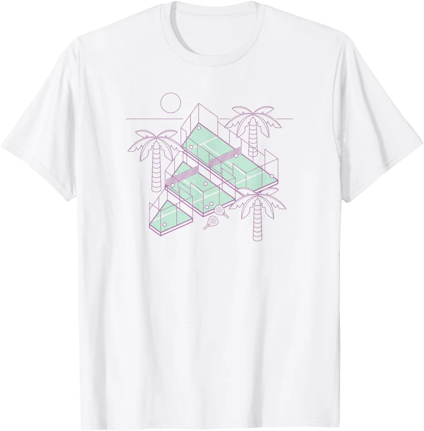 Badminton Icon - バッジオブスポーツテニスパデルロゴグラフィックTシャツユニセックスサマーストリートウェアカジュアルカップルカミセタオムブレ半袖トップス
