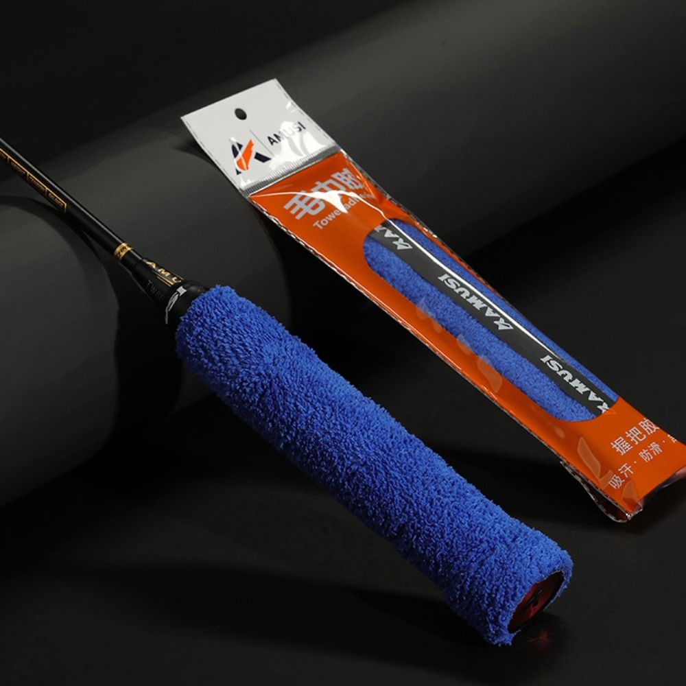 厚手のバドミントンラケットタオルは、滑り止めの汗を吸収します - Badminton Yonex String のレビューと価格