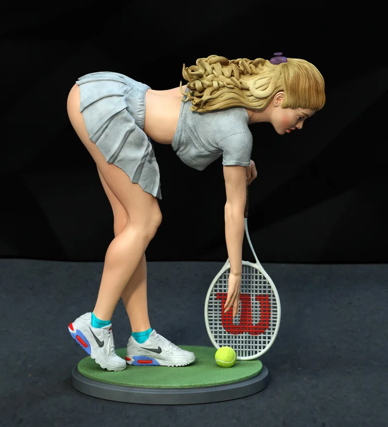 1/24 1/18 レジンモデルキット テニスガール フィギ - Badminton In English のレビューと価格
