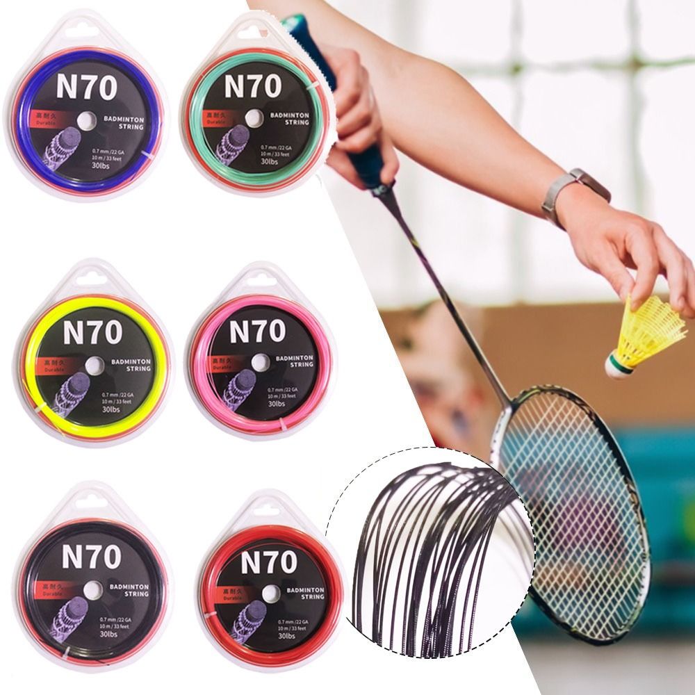 ツール多色バドミントンラケットストリング直径0.7mm長さ1 - Badminton Yonex String のレビューと価格