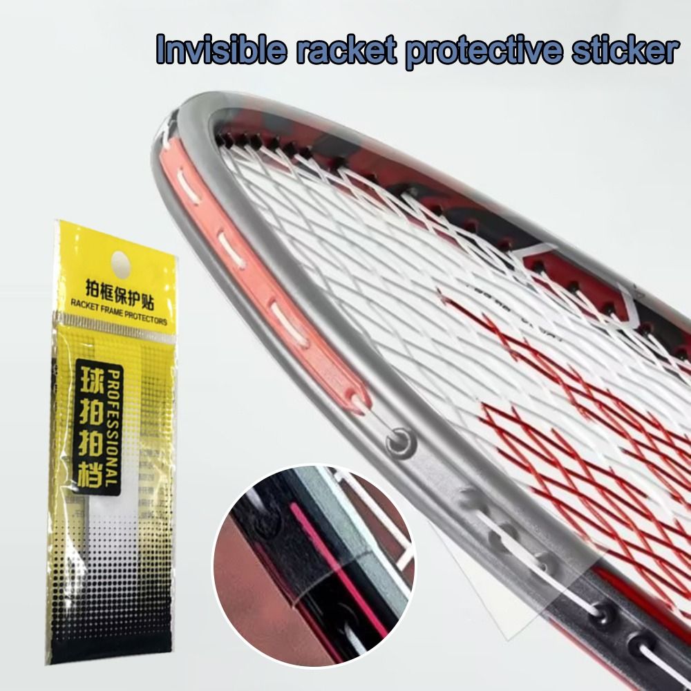 目に見えないバドミントンラケットのヘッドエッジ保護テープ、粘 - Badminton Yonex String のレビューと価格