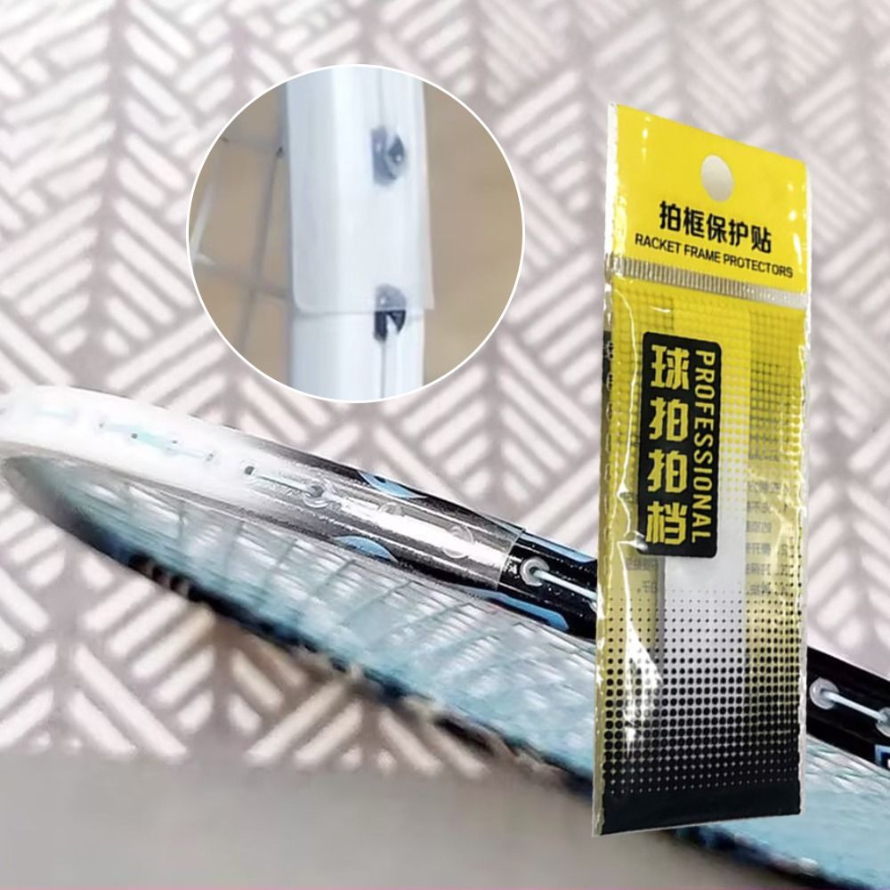 目に見えないバドミントンラケットのヘッドエッジ保護テープ、粘 - Badminton Yonex String のレビューと価格