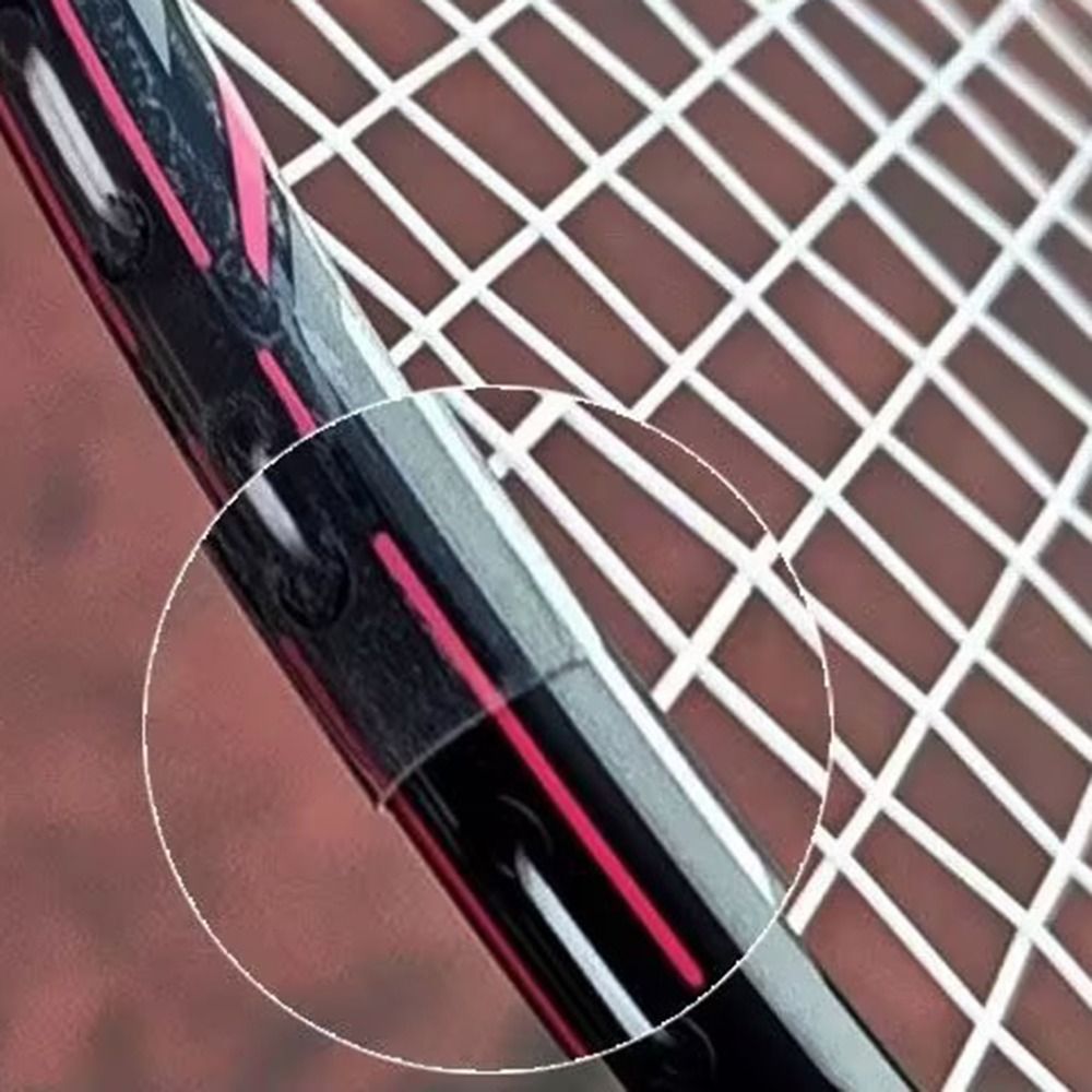 目に見えないバドミントンラケットのヘッドエッジ保護テープ、粘 - Badminton Yonex String のレビューと価格