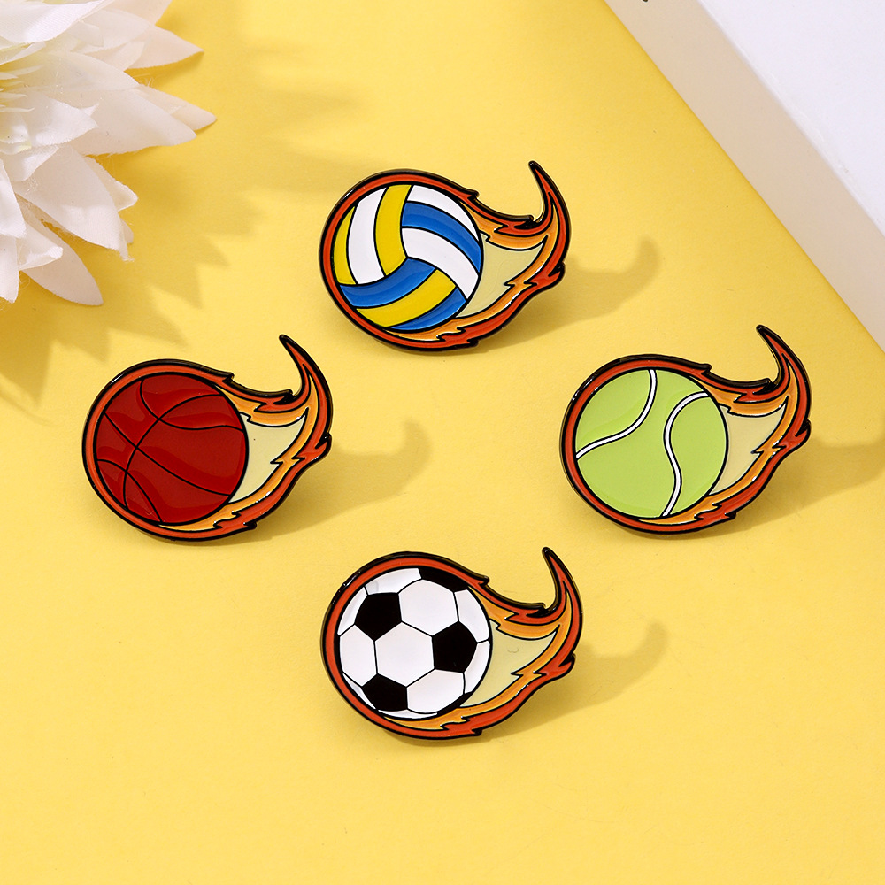 新しいかわいいホットファイヤーフットボール、バスケットボール - Badminton Icon のレビューと価格