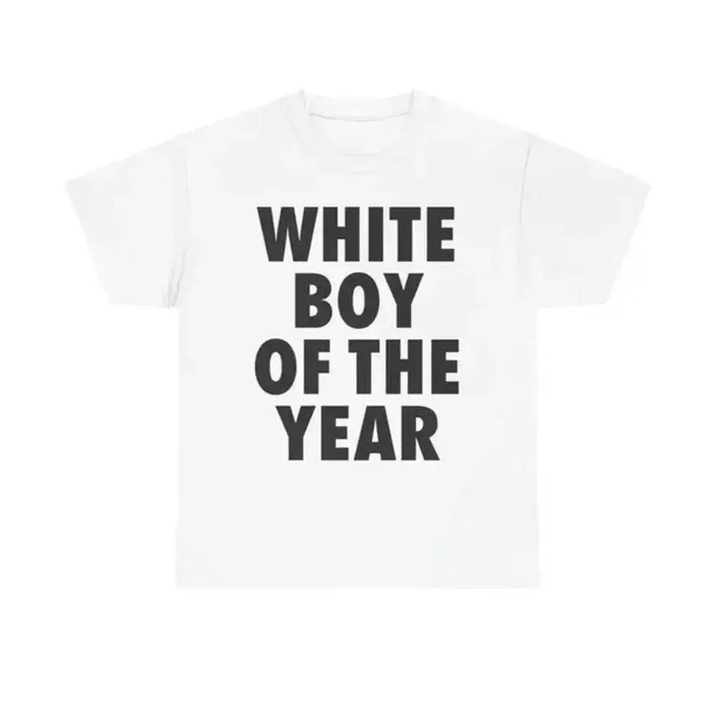 ホワイトボーイ・オブ・ザ・イヤーTシャツ、パロディ面白いミー - Badminton Meme のレビューと価格